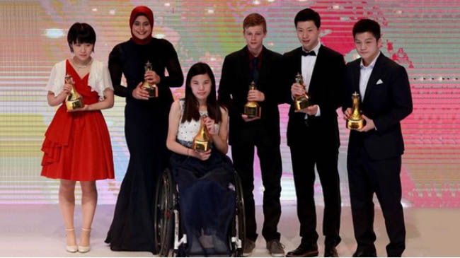  چینی‌ها جوایز بهترین پینگ‌پنگ بازان جهان را درو کردند